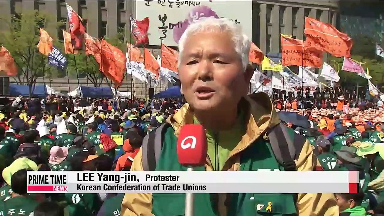Hundreds of thousands in Korea strike against gov't labor reforms