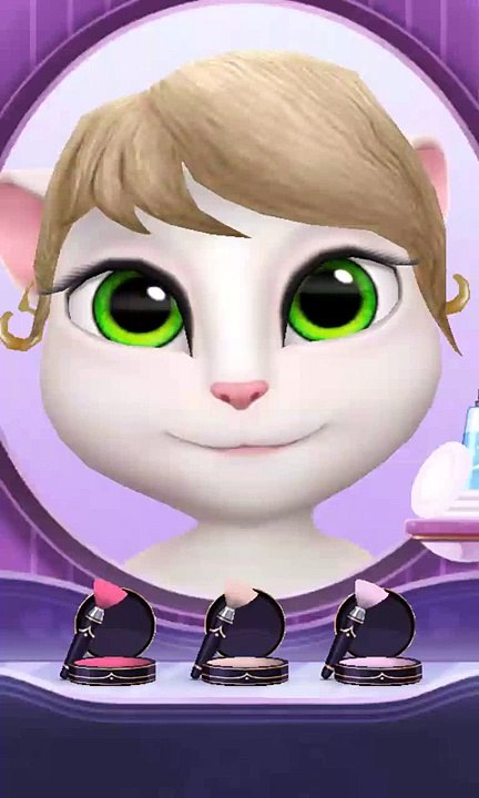 [My Talking Angela]Make up tutorial simple my talking angela