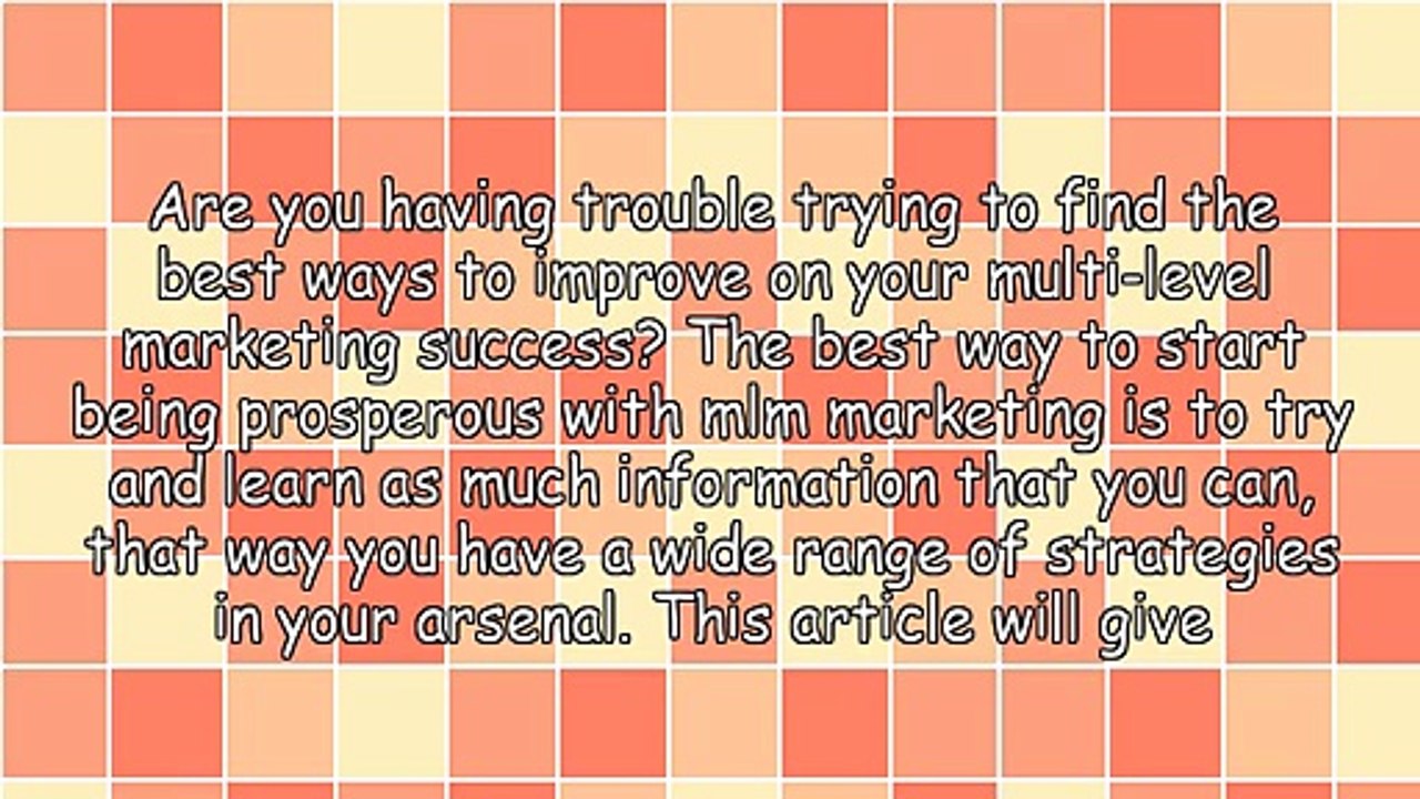 Hot Tips On Multi-Level Marketing Strategies That Pay
