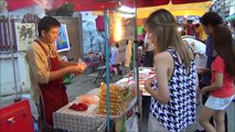 Feasting on Thai street food at the Chiang Mai Saturday Night Market | Thailand Travel Video