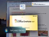 Microsoft Office OneNote 2007 Tip - Importing and Exporting