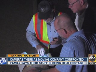 Moving company accused of holding family's belongings hostage