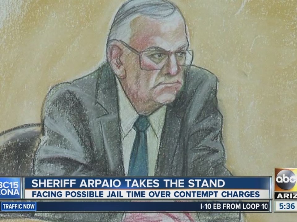 Sheriff Joe Arpaio to testify for second day