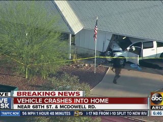 Car crashes into Scottsdale home