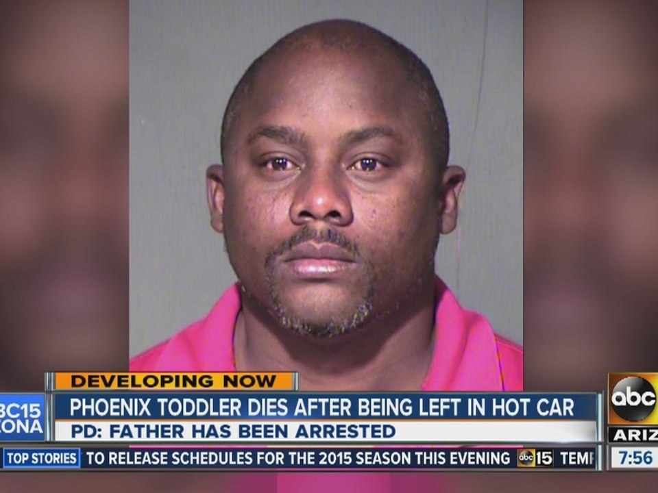 Father arrested after toddler dies in car
