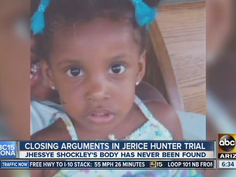 Closing arguments set in Jerice Hunter trial