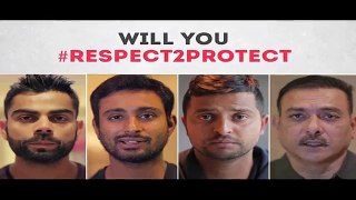 Virat Kohli 'Respect To Protect' Video - Supports Women Empowerment HD