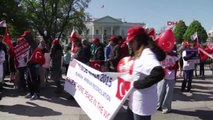 Beyaz Saray Önünde Soykırım İddialarına Türk Bayraklı Protesto