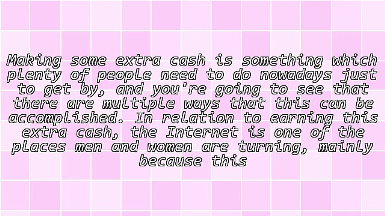 A Few Ways You Can Begin To Make Cash Online