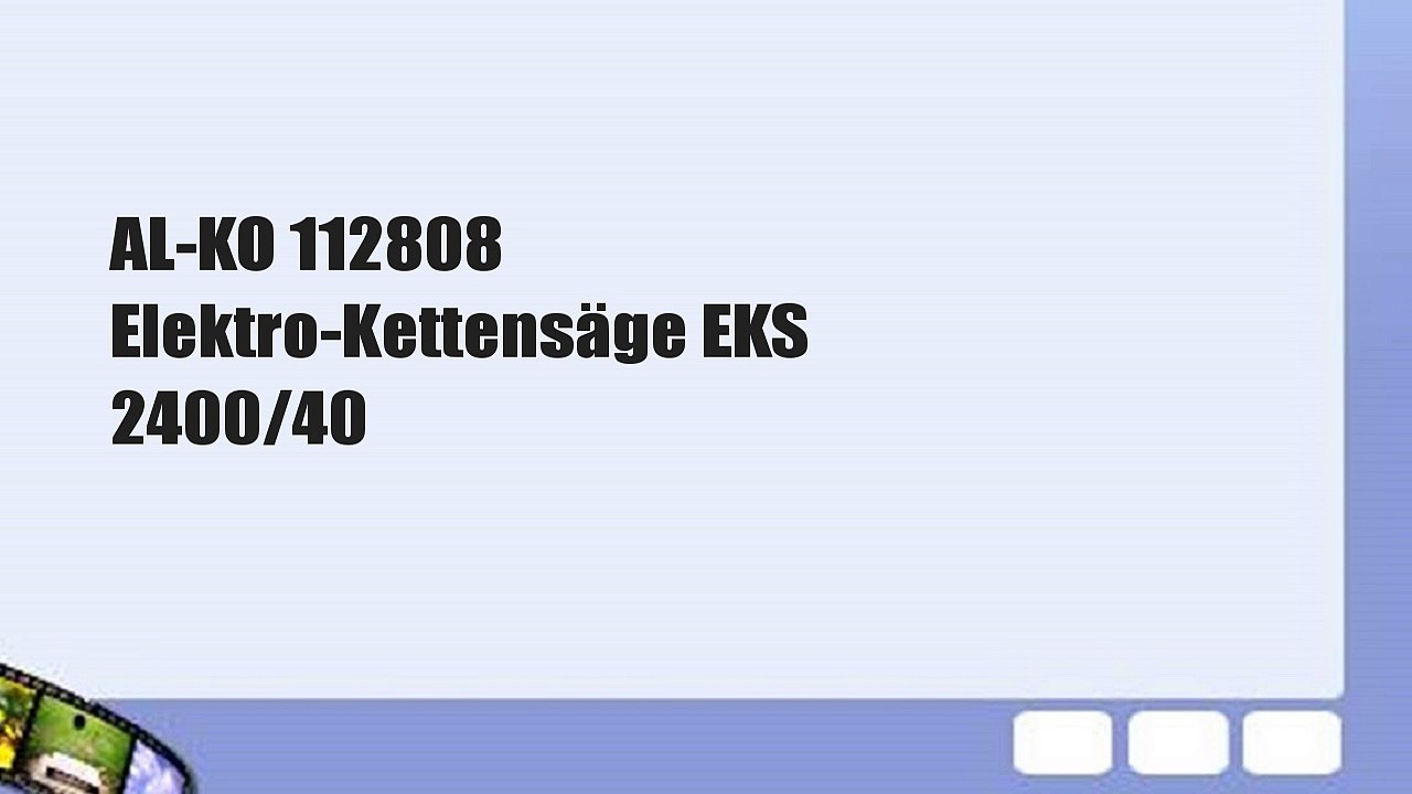 AL-KO 112808 Elektro-Kettensäge EKS 2400/40