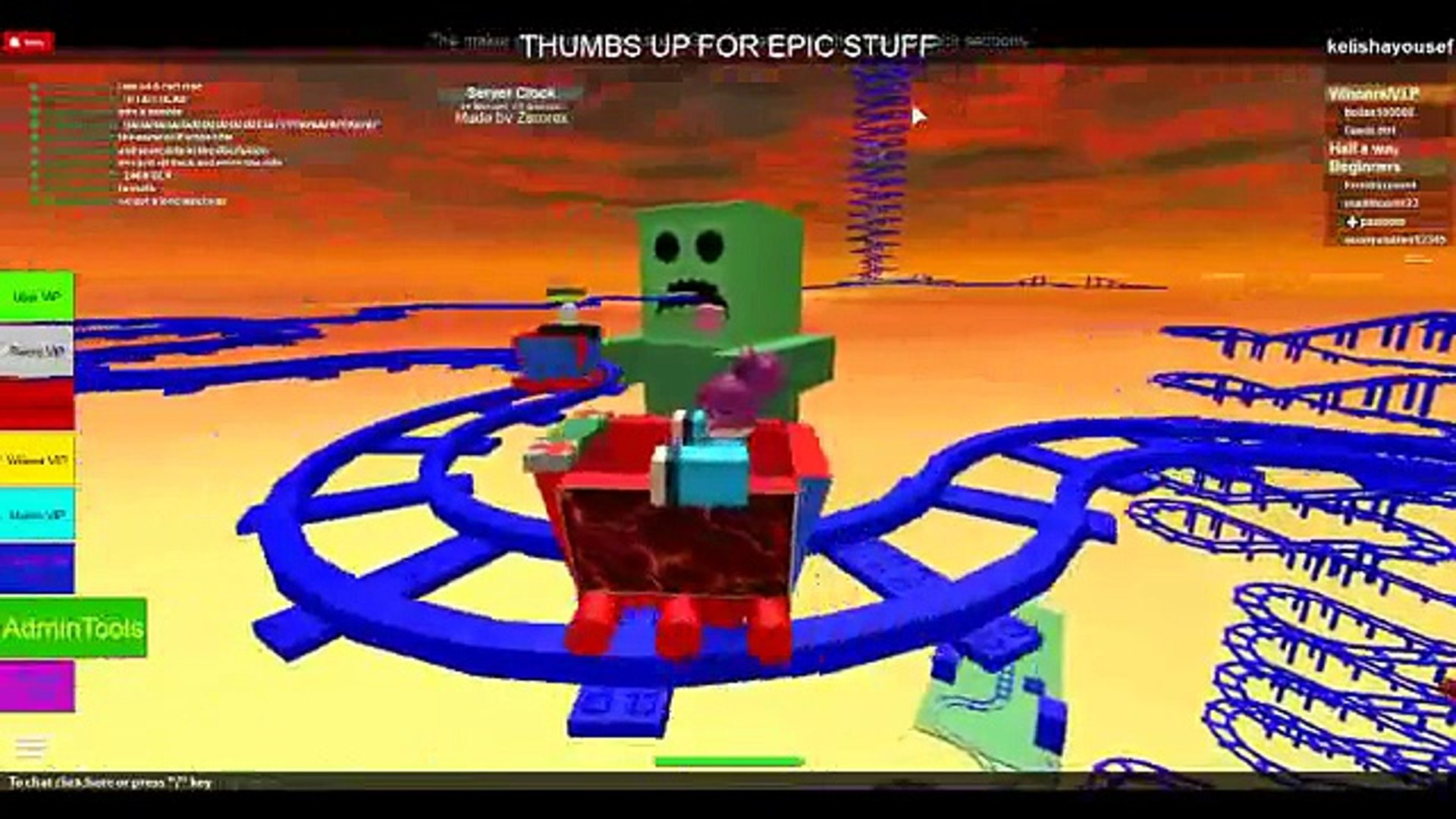 Roblox Cart Ride Into Zombie Video Dailymotion - roblox cart ride into spongebob