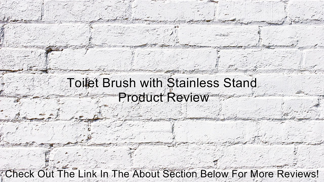 Toilet Brush with Stainless Stand Review
