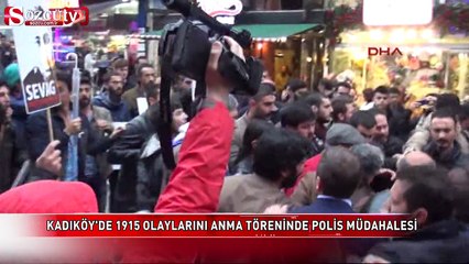 Download Video: Kadıköy'de 1915 olaylarını anma yürüyüşünde polis müdahalesi