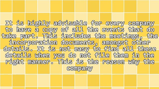 Benefits Of Keeping Up To Date Minute Books