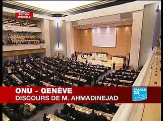Discours Mahmoud Ahmadinejad à l'ONU, le gouvernement israélien est raciste