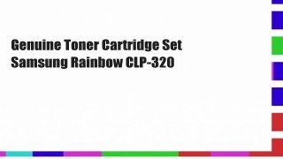 Genuine Toner Cartridge Set Samsung Rainbow CLP-320