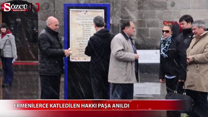 Ermeni çetecilerin öldürdüğü Erzurum Belediye Başkanı Hakkı Paşa anıldı