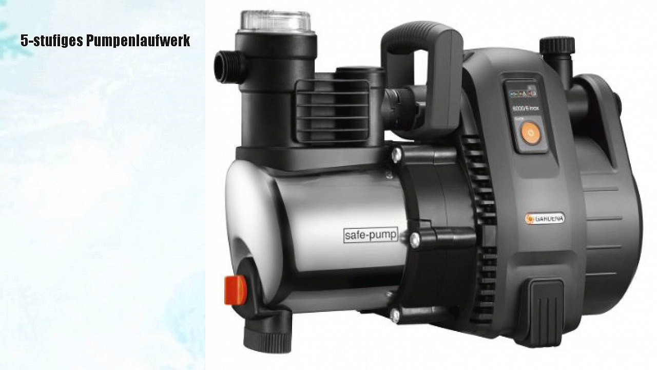 Gardena 1736-20 Premium Gartenpumpe 6000/6 inox