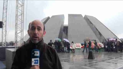 Informe a cámara: Líderes mundiales rinden tributo a las víctimas del genocidio armenio