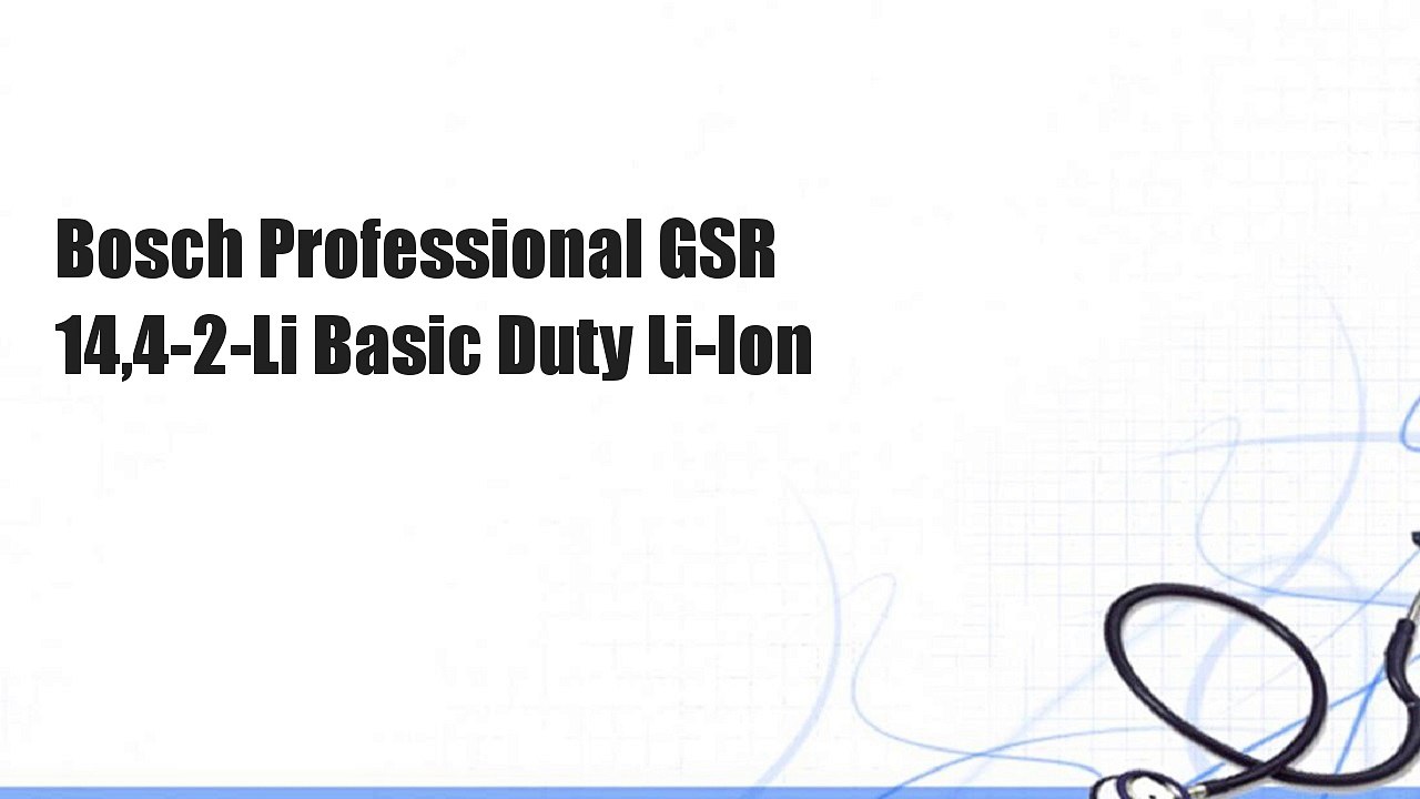 Bosch Professional GSR 14,4-2-Li Basic Duty Li-Ion