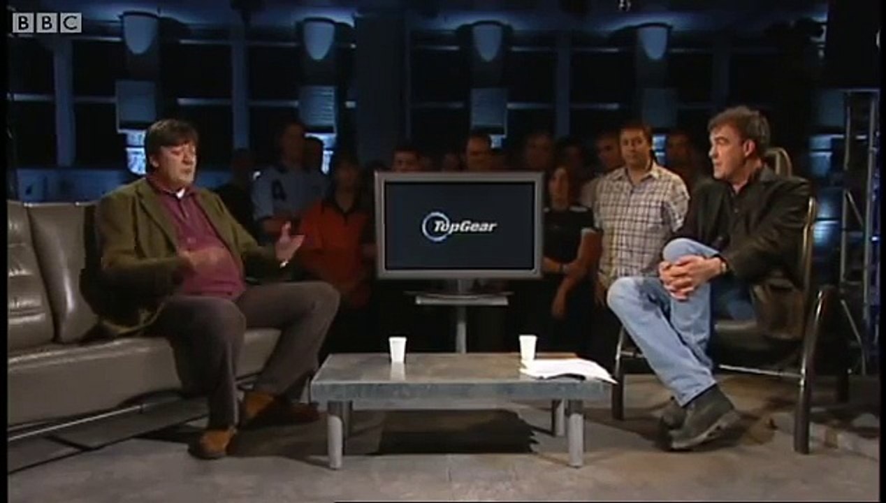 Stephen Fry interview and lap - Top Gear - BBC
