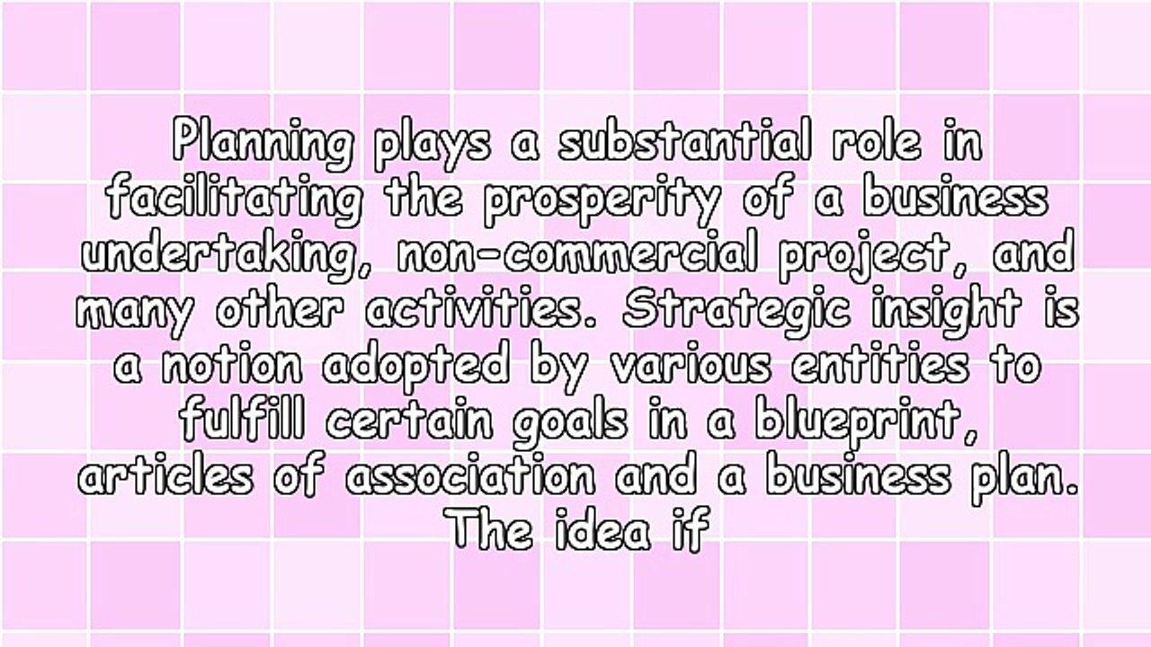 The Critical Role Of Strategic Insight