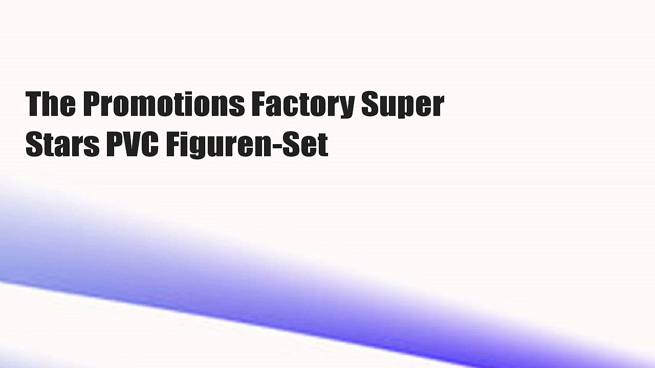 The Promotions Factory Super Stars PVC Figuren-Set