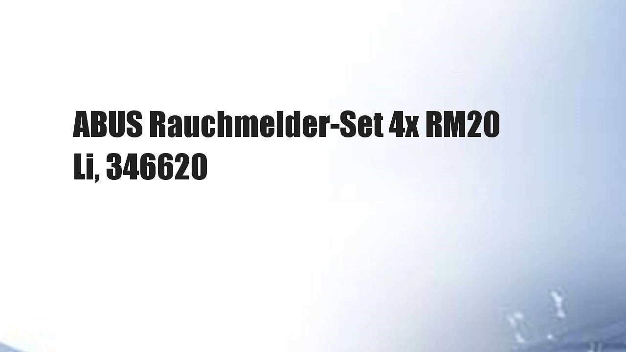 ABUS Rauchmelder-Set 4x RM20 Li, 346620