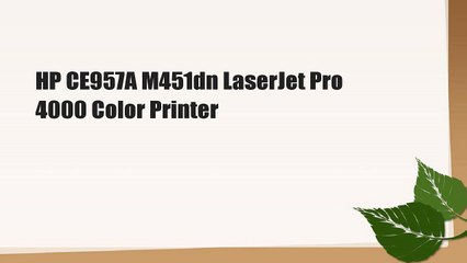HP CE957A M451dn LaserJet Pro 4000 Color Printer