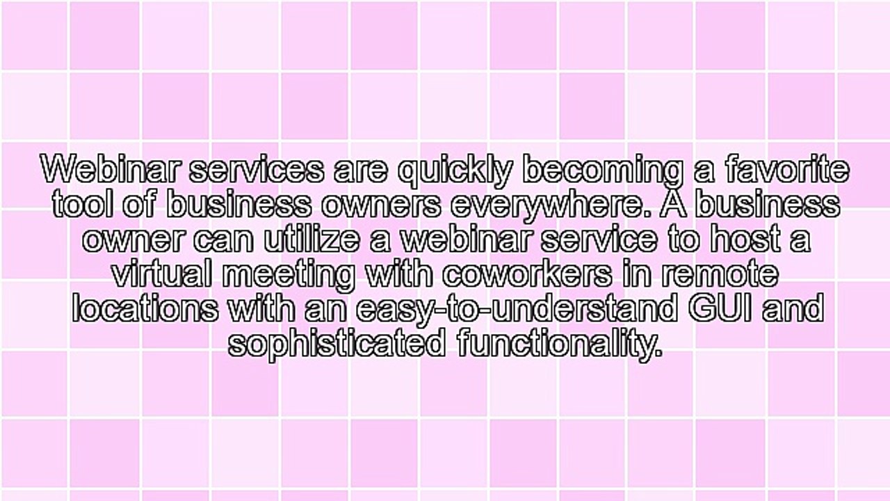 Using A Webinar As A Business Tool