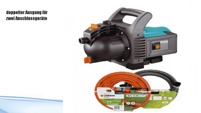 Gardena 1719-20 Classic Gartenpumpen-Set 3500/4