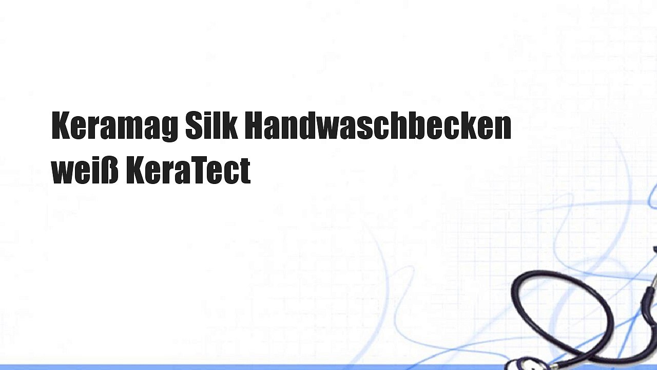 Keramag Silk Handwaschbecken weiß KeraTect