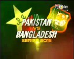 Pakistan Fall Of Wickets vs Bangladesh in ONLY T20 Match