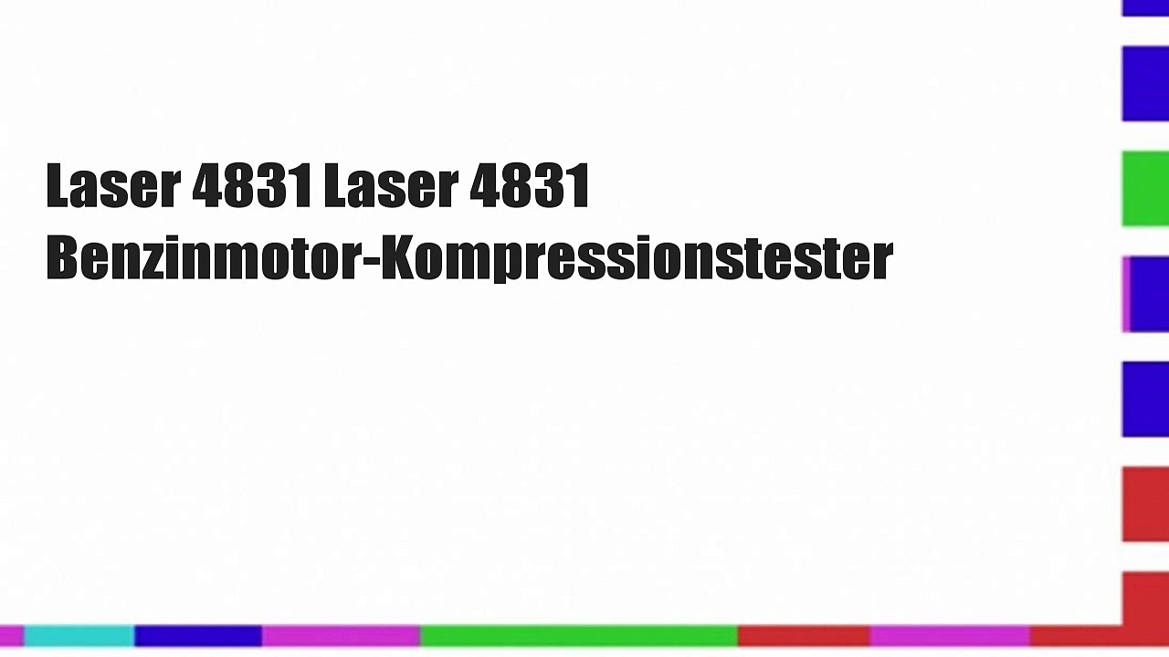 Laser 4831 Laser 4831 Benzinmotor-Kompressionstester