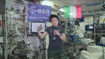 Space Station Crew Member Discusses Life in Space with the Italian Prime Minister