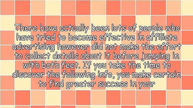 Improve Your Affiliate Marketing With These Pointer