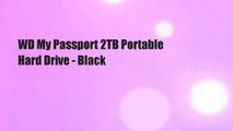 WD My Passport 2TB Portable Hard Drive - Black