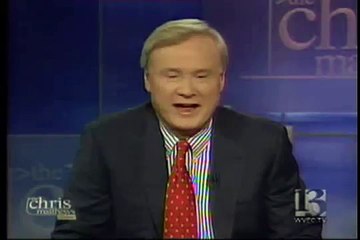 Chris Mathews shows Katherine Harris on SNL