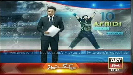 Afridi asks for review