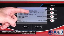 Pfeiffer Vacuum Smart Test HLT 570 Leak Detector Demo