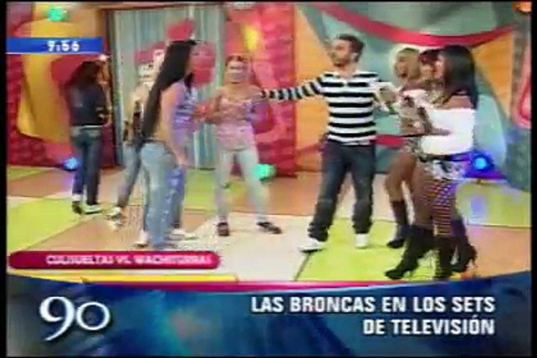 Peleas en television