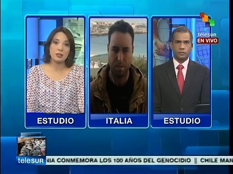 Italia: Migrantes africanos son trasladados de Lampedusa a Sicilia