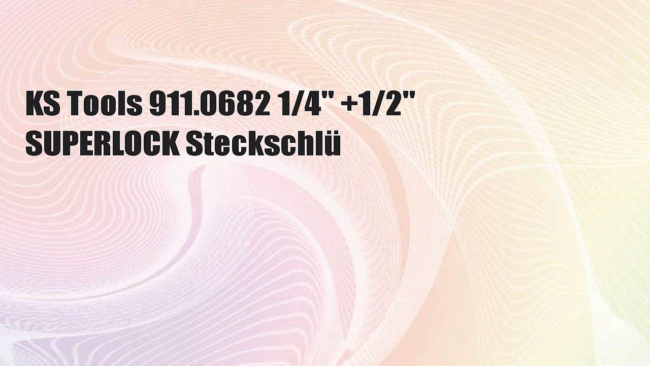 KS Tools 911.0682 1/4' +1/2' SUPERLOCK Steckschlü