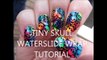 Sugar Skulls Nail Art Wraps Tutorial with Waterslide Decals by North of Salem