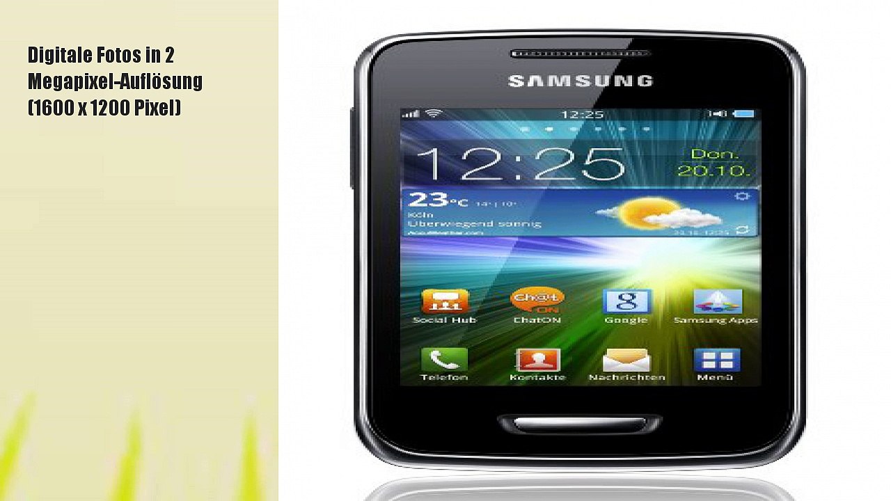 Samsung Wave Y S5380 Smartphone (8,1 cm (3,2 Zoll)