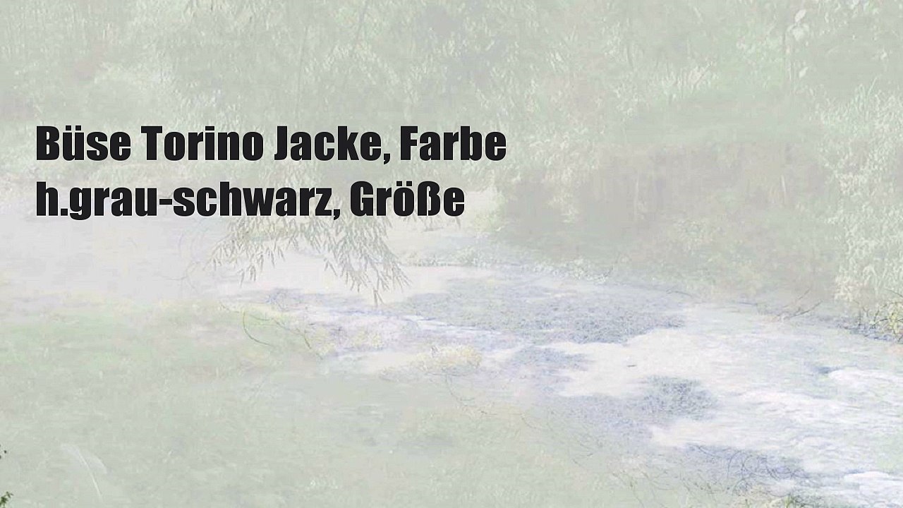 Büse Torino Jacke, Farbe h.grau-schwarz, Größe