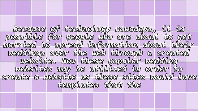 The Top Six Most Popular Wedding Websites