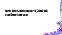 Faria Drehzahlmesser 0-7000 85 mm Durchmesser