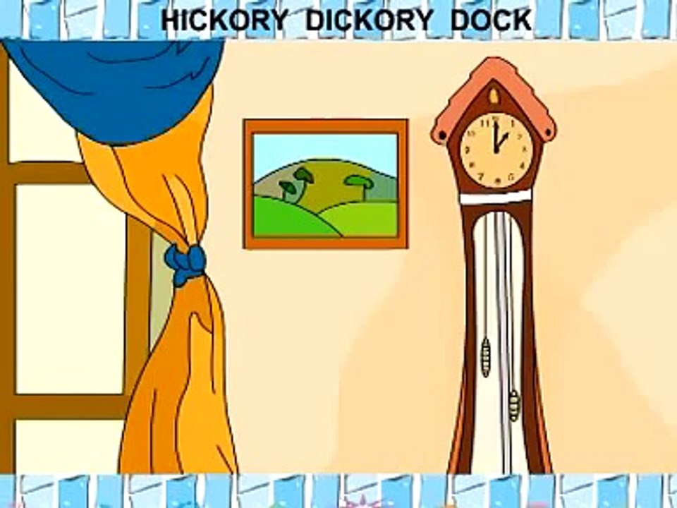 Hickory dickory dock-rhymes-rhymes for children-nursery rhymes-english rhymes-rhymes for kids