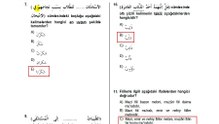 BAP ara1002 Arapça-II 2014 Ara Sınavı Soru ve Cevapları